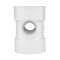 Charlotte Pipe And Foundry Charlotte Pipe Schedule 40 3 in. Hub X 3 in. D Hub PVC Sanitary Tee 1 pk PVC004291200 - alternate 2